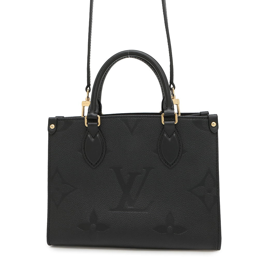 Louis Vuitton Monogram Empreinte On The Go Handbag Black Bag